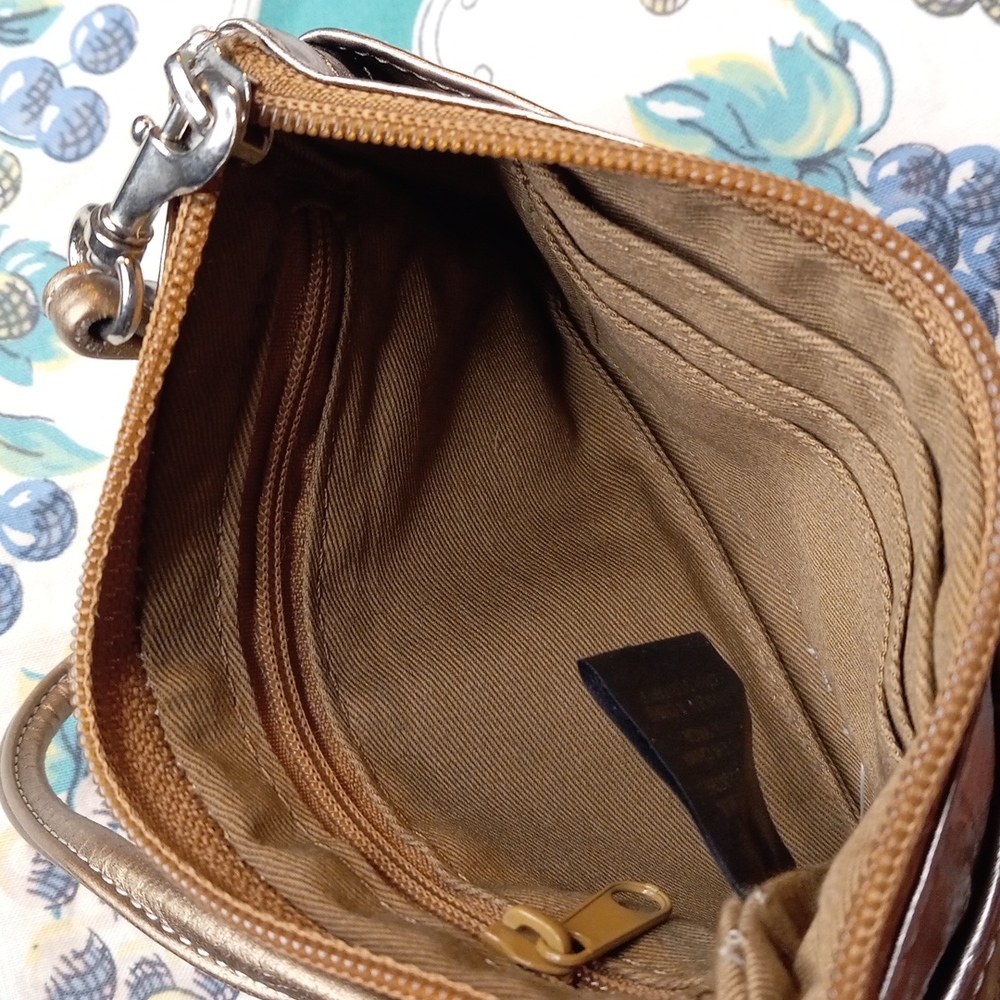 Fossil Metallic Patchwork Wristlet - image 6